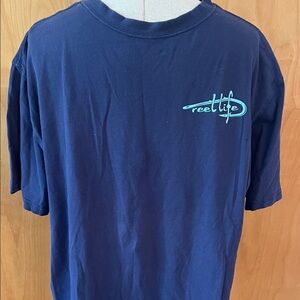 Reel Life Navy Graphic T-Shirt